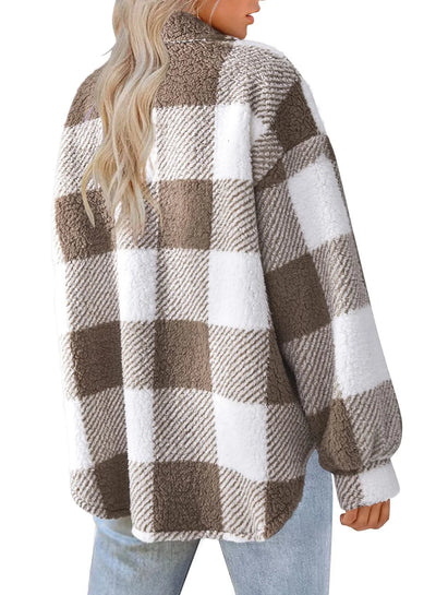 Checked Cashmere Jacket