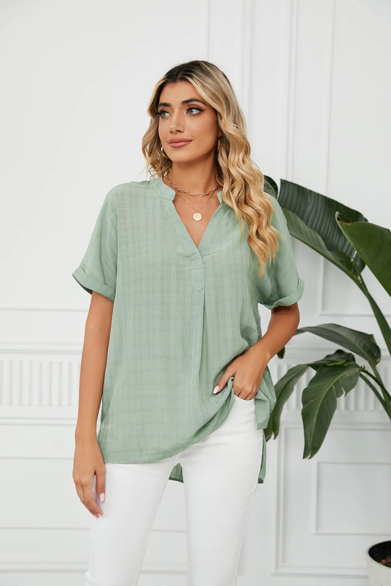 Casual Sleeve Blouse