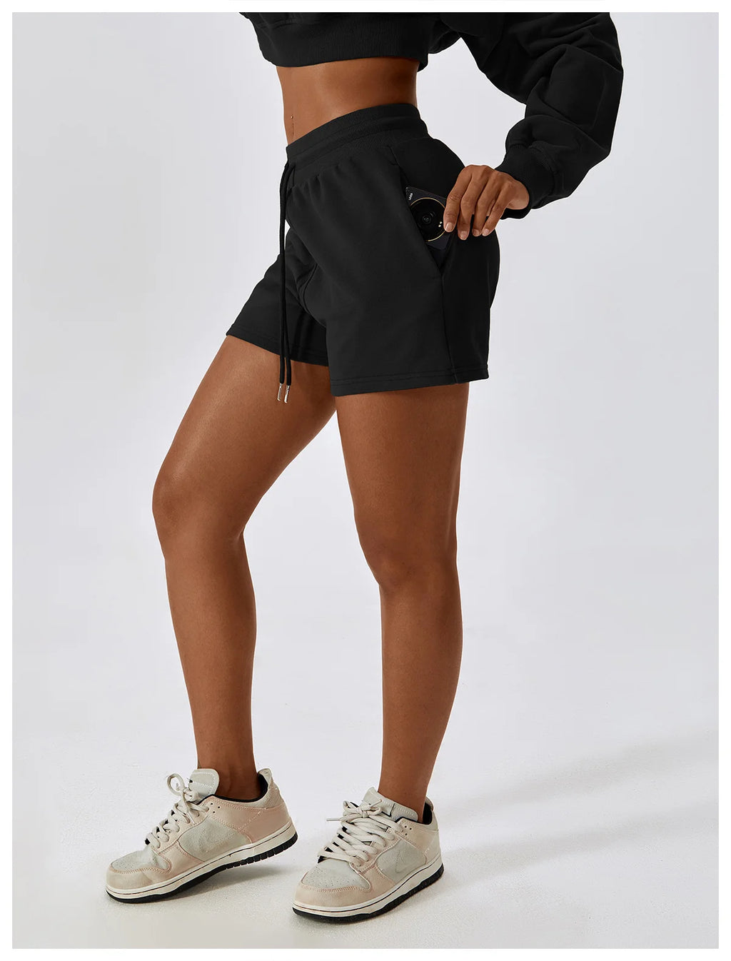 Loose Sport Shorts With Drawstring