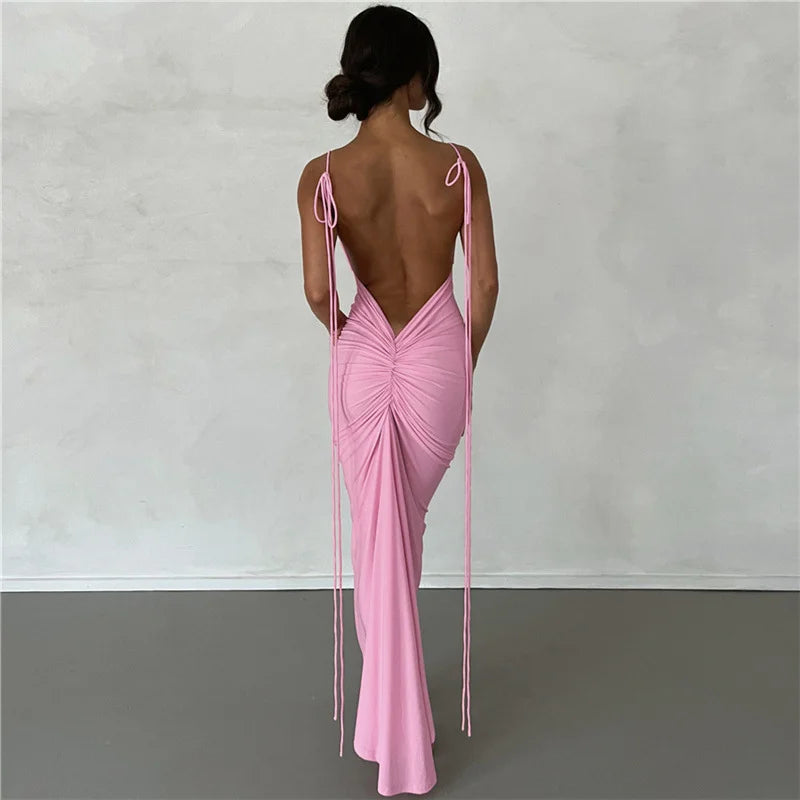 Backless Tight Dress