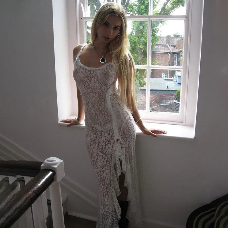 Backless Lace Dress