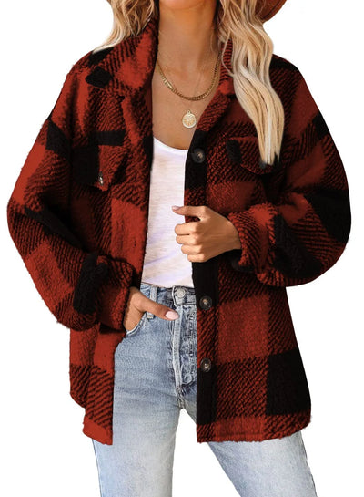Checked Cashmere Jacket