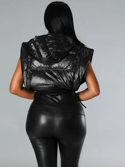 Metallic Vest Jacket