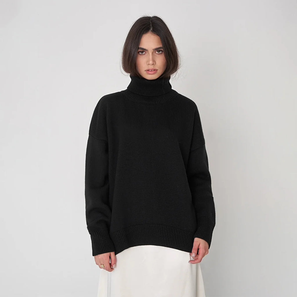 Overside High Neck Sweater
