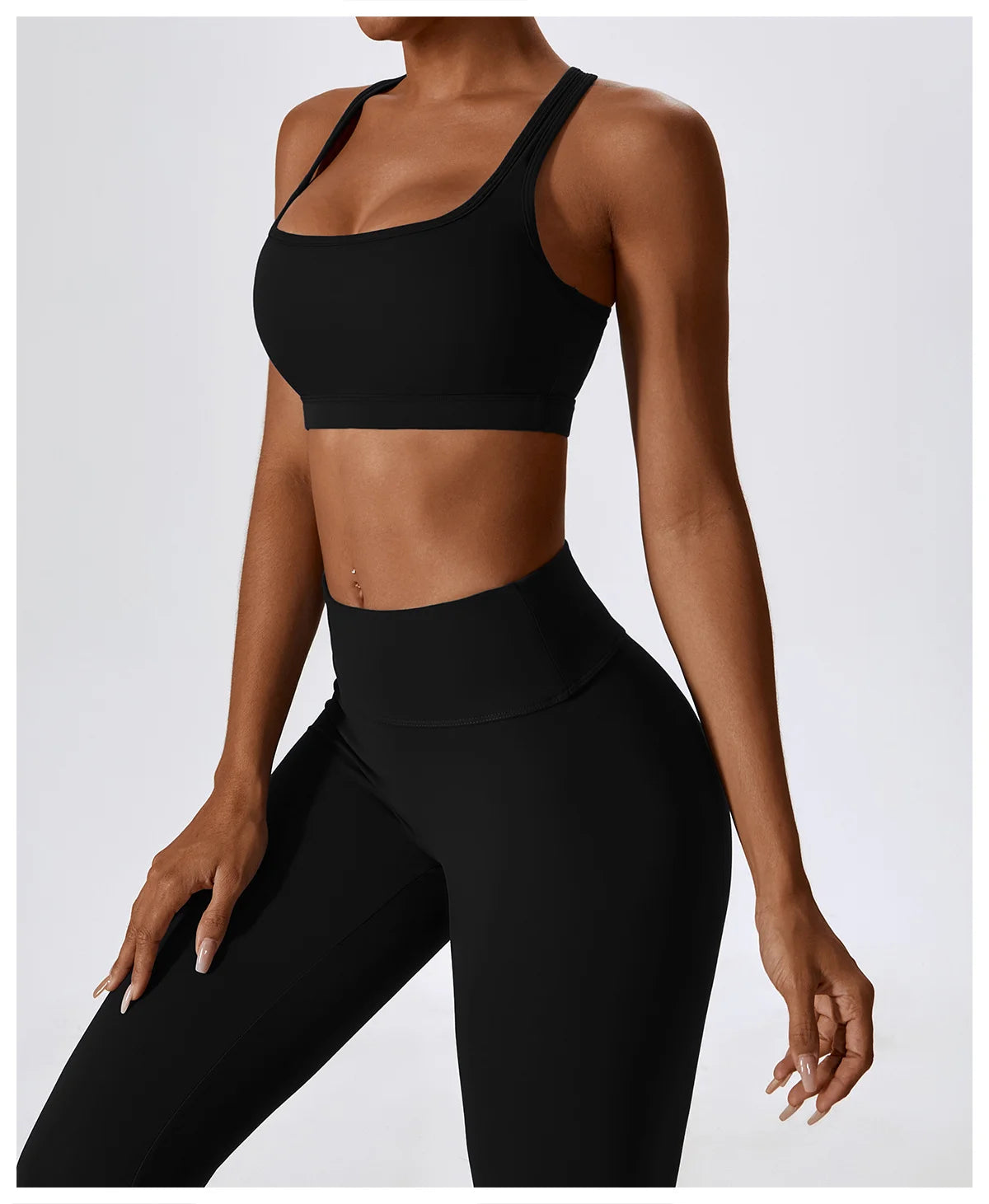 High-Intensity Nude Sports Vest Running Beautiful Back Fitness Top