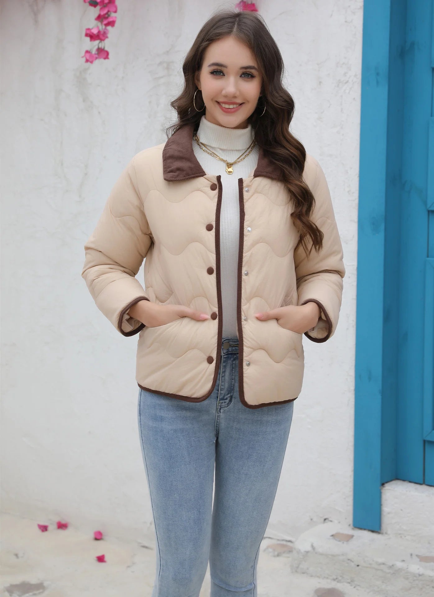 Cotton Jacket Fashion Women’s Small Fragrance Jacket
