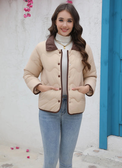 Cotton Jacket Fashion Women’s Small Fragrance Jacket