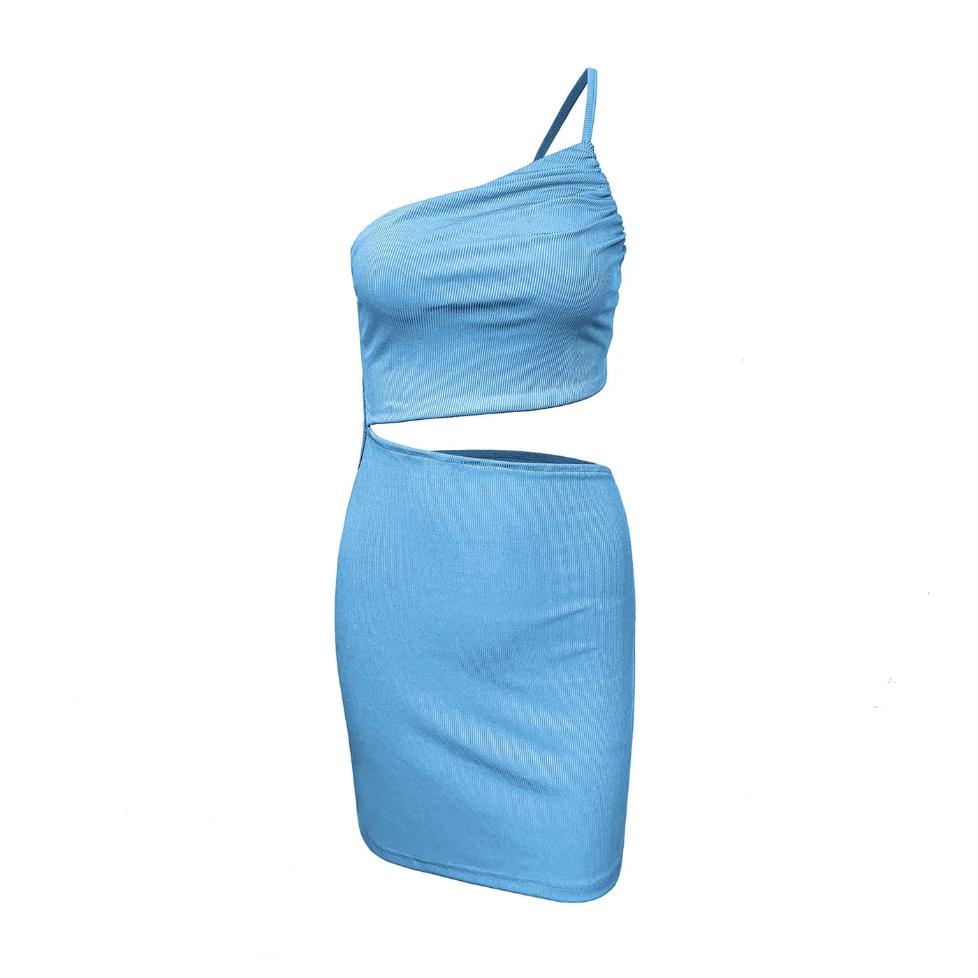 Dress With Straps And Short Skirt