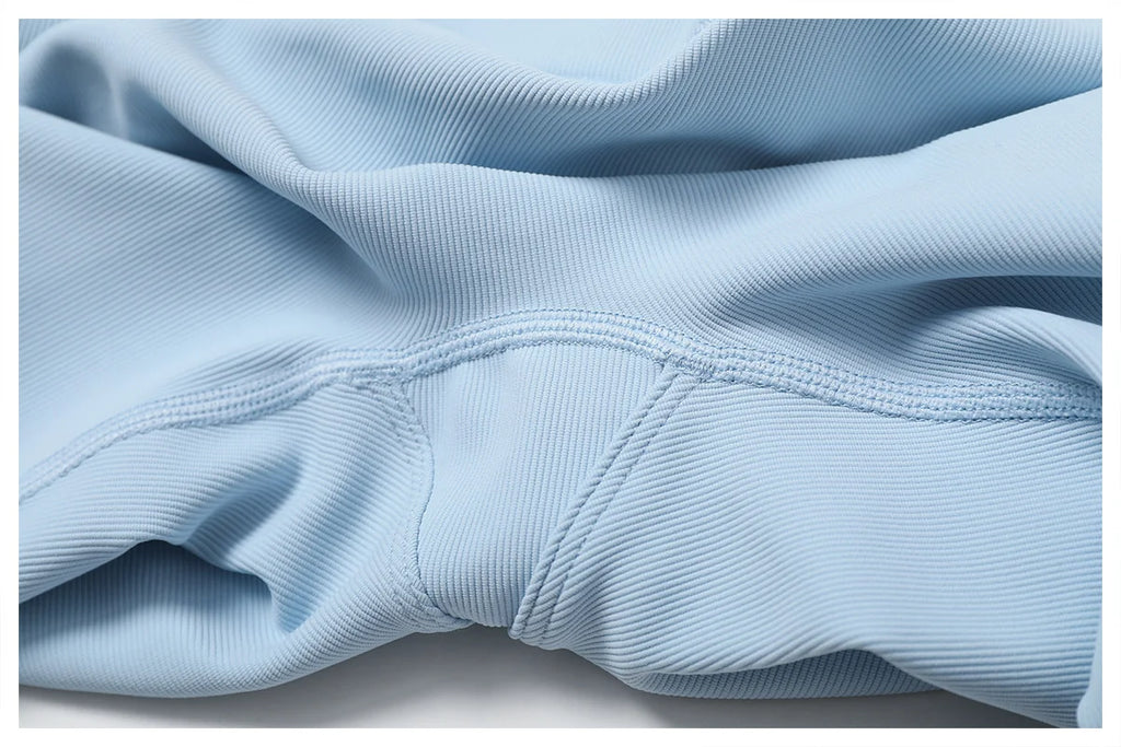 High Waist Cross Wide Leg Sports Flare Pants