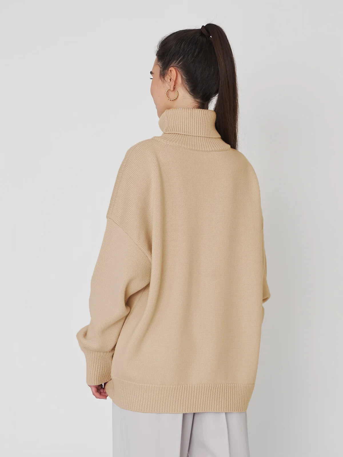 Overside High Neck Sweater