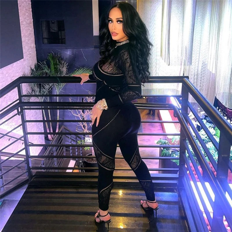 Jumpsuit With Transparencies