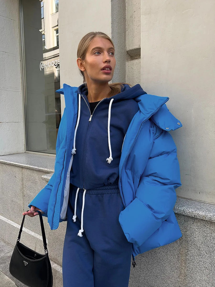 Cotton Padded Jacket Loose