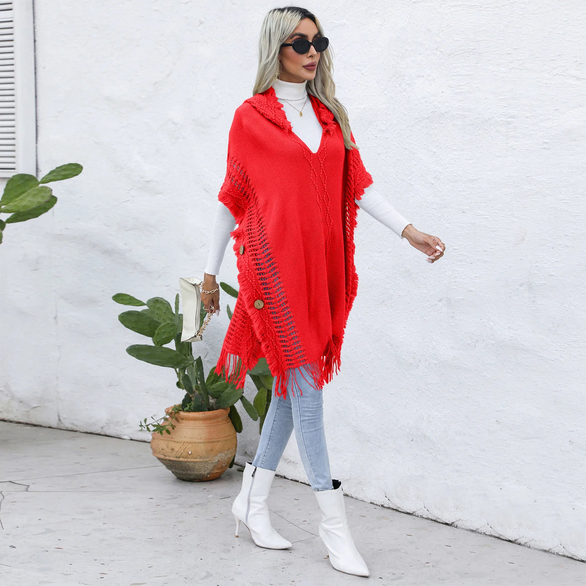 Long Hooded Sweater