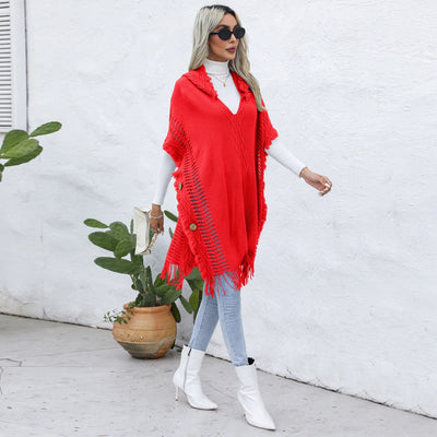 Long Hooded Sweater