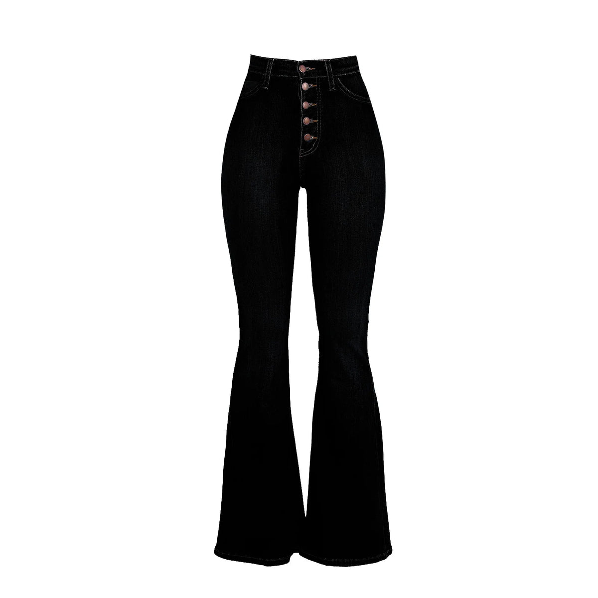 Slims High Rise Hip Bartledge Denim Bell Bottoms