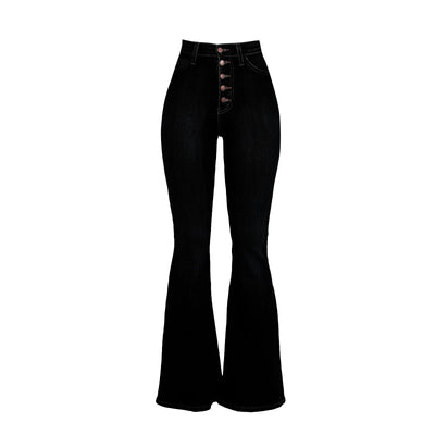 High Waist Flared Jeans