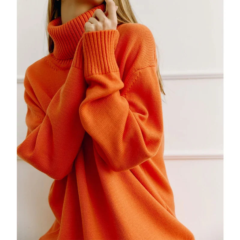 Overside High Neck Sweater