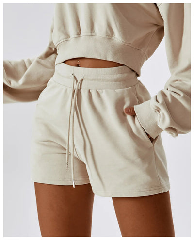 Loose Sport Shorts With Drawstring