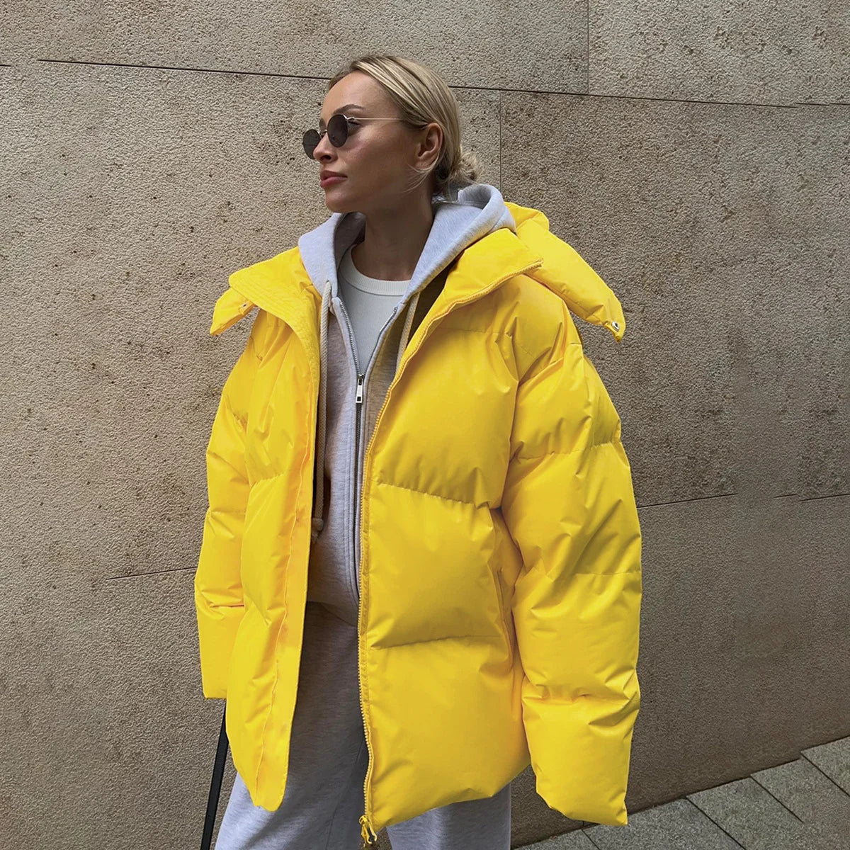 Cotton Padded Jacket Loose