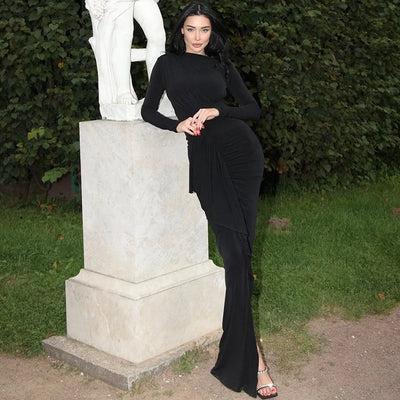 Split Fishtail Dress