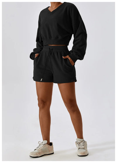 Loose Sport Shorts With Drawstring