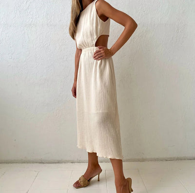 Open Back Vest Dress