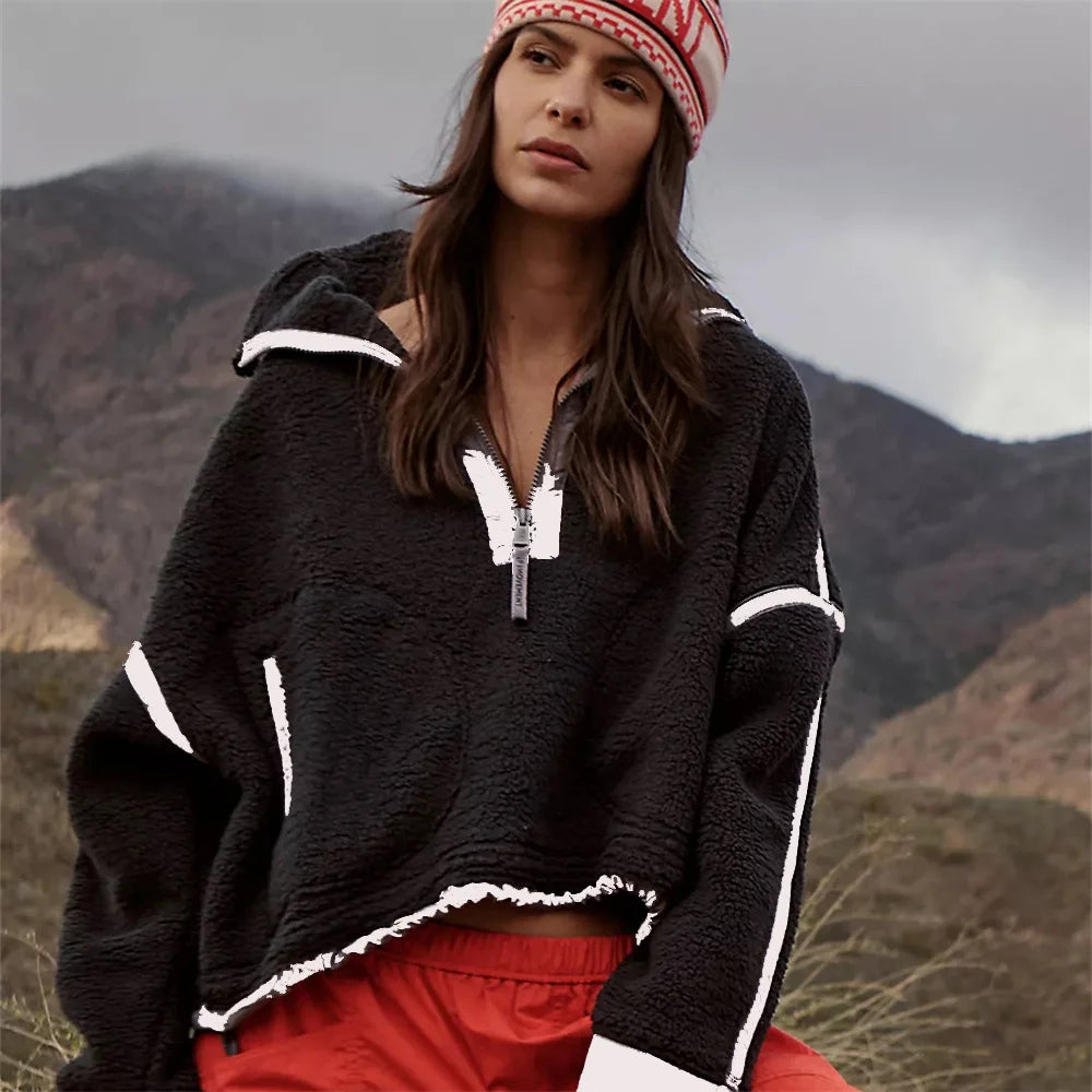 Sweater Women’s Solid Color Casual Knitwear