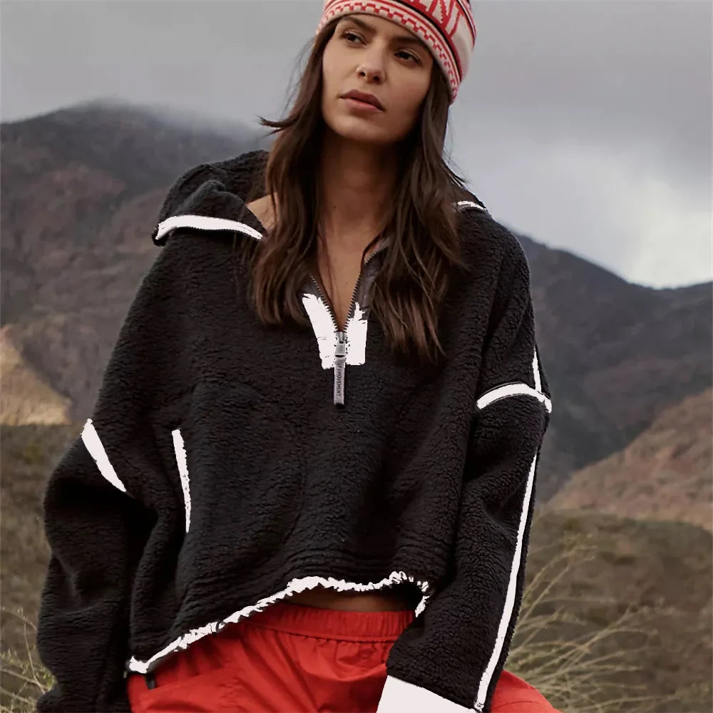 Sweater Women’s Solid Color Casual Knitwear
