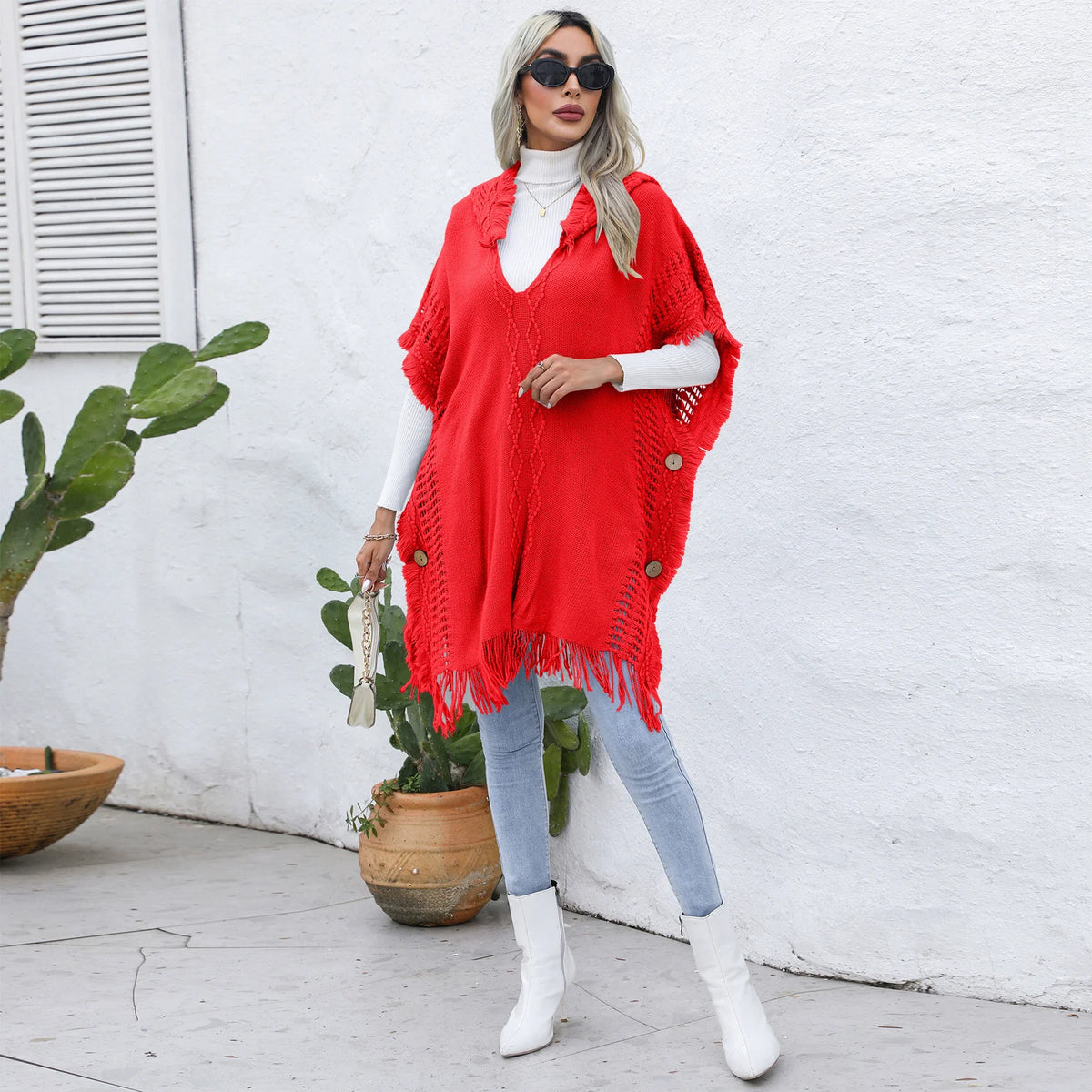 Long Hooded Sweater