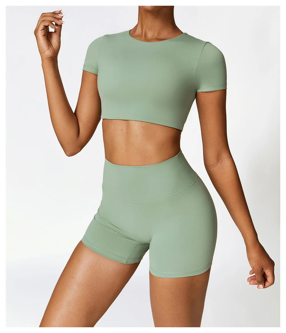 Short Sleeve Tight Sport Top