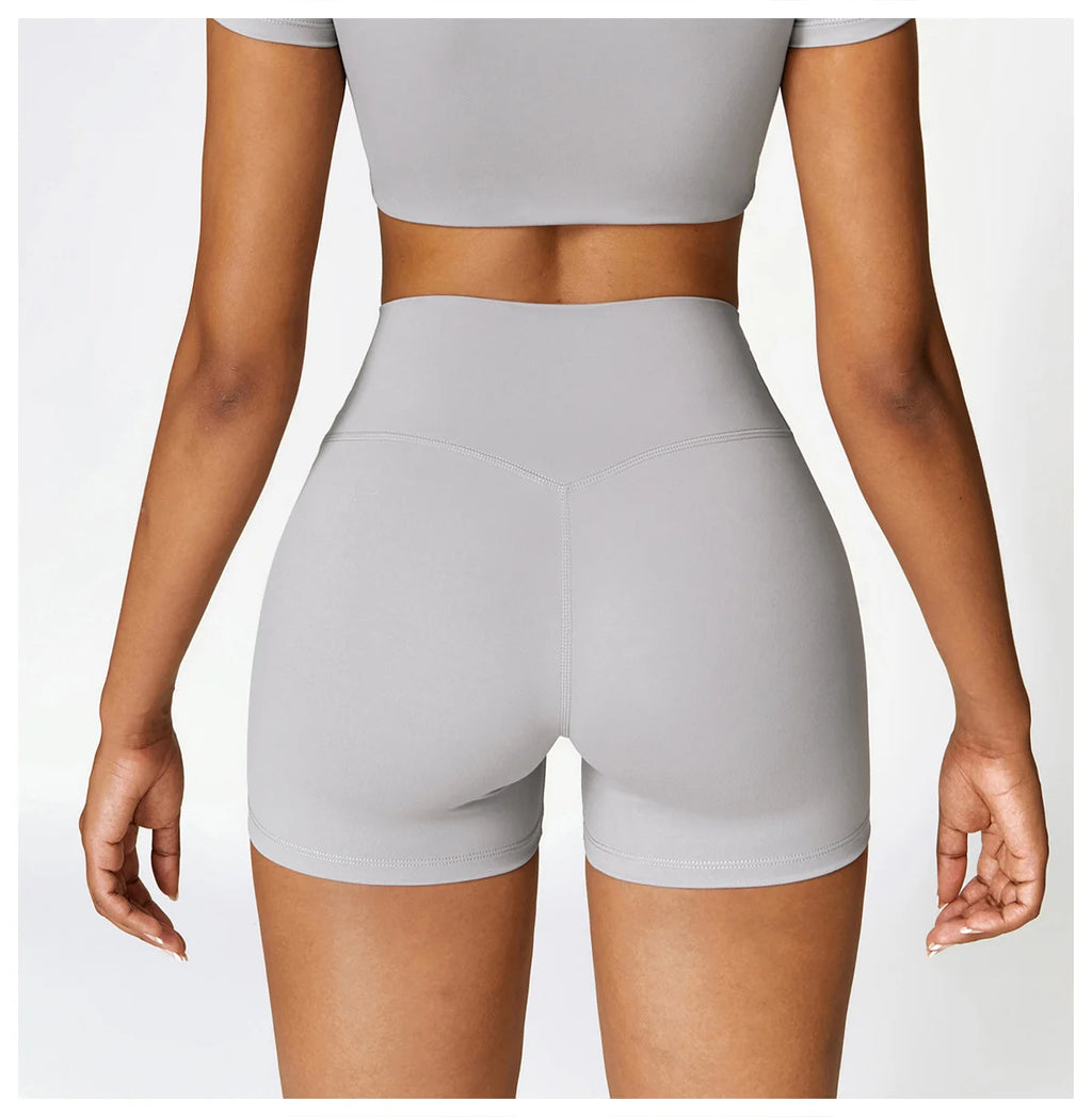High Waist Sports Tight Shorts