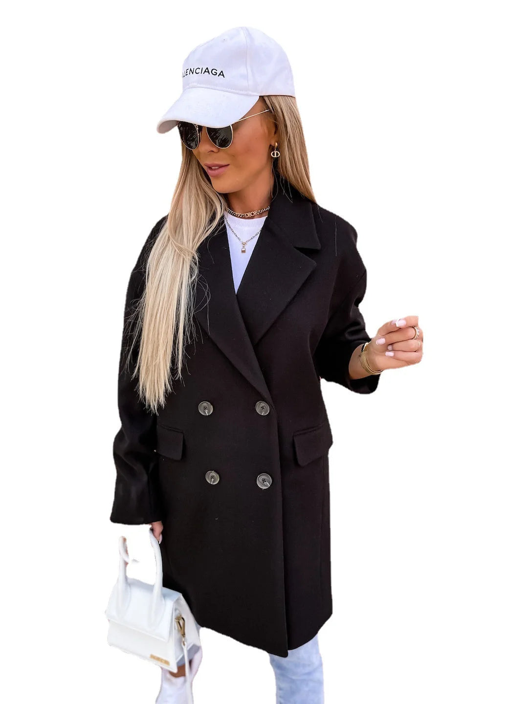 Elegant Four Button Jacket
