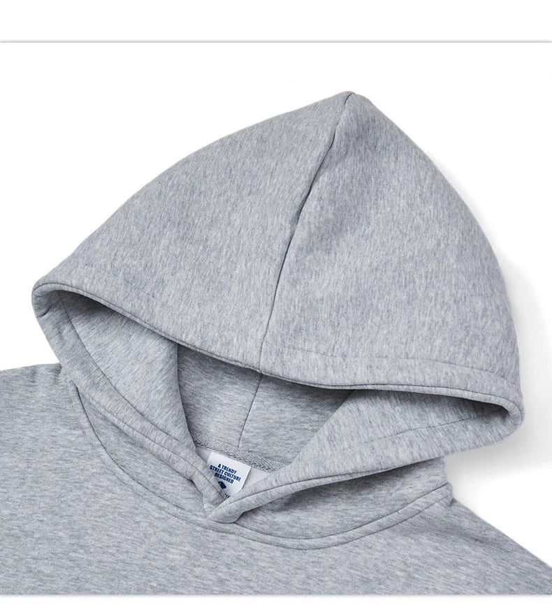 Fleece Hoodie Foam Printed Loose Jacket
