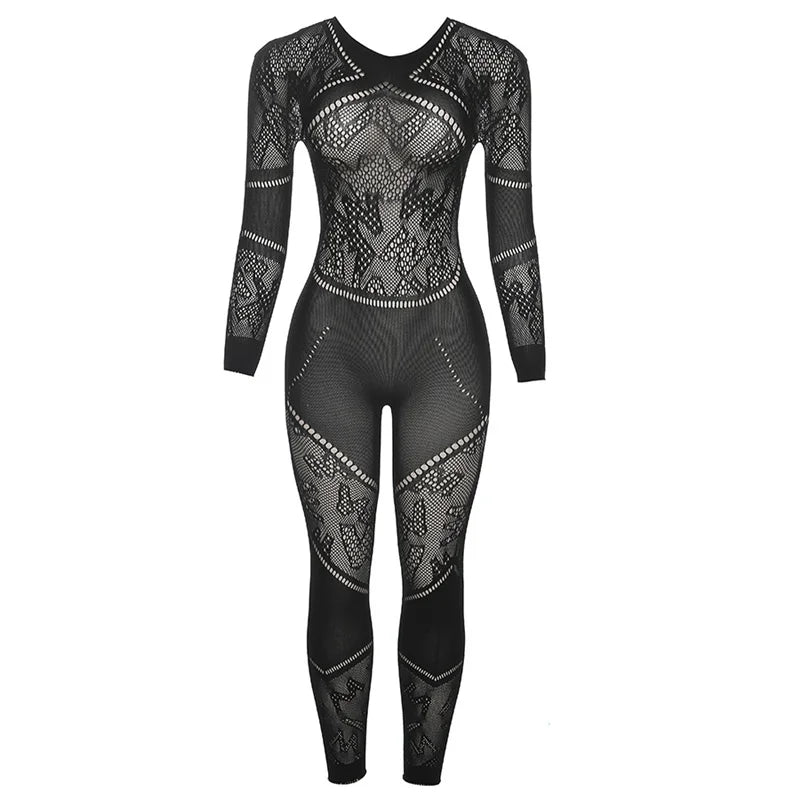 Jumpsuit With Transparencies