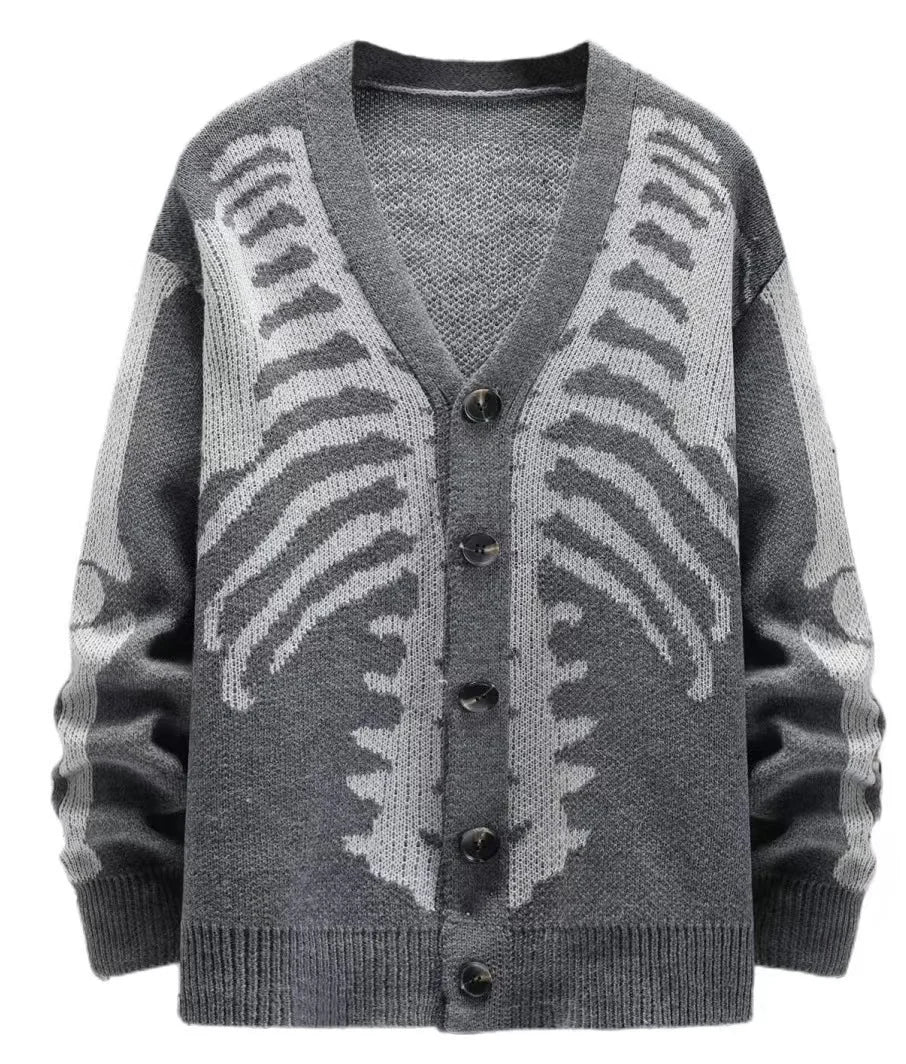 Sweater Coats Jacquard Halloween Cardigan Men And Women
