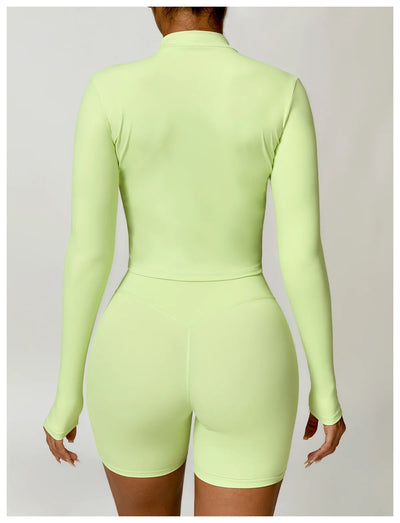 Quick-Drying Sports Jacket With Zipper