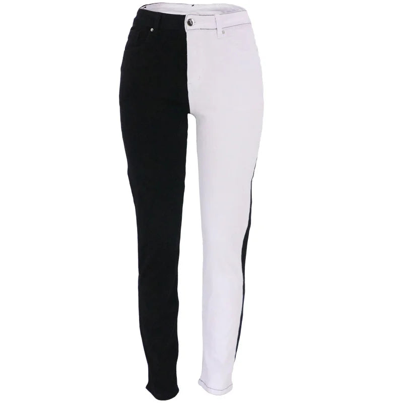 High Waist Straight Stretch Jean
