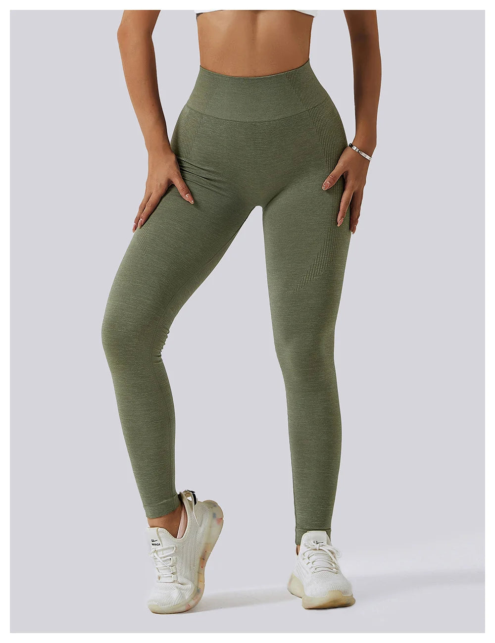 High Waist Quick Dry Gym Pants Running Sports Leggings