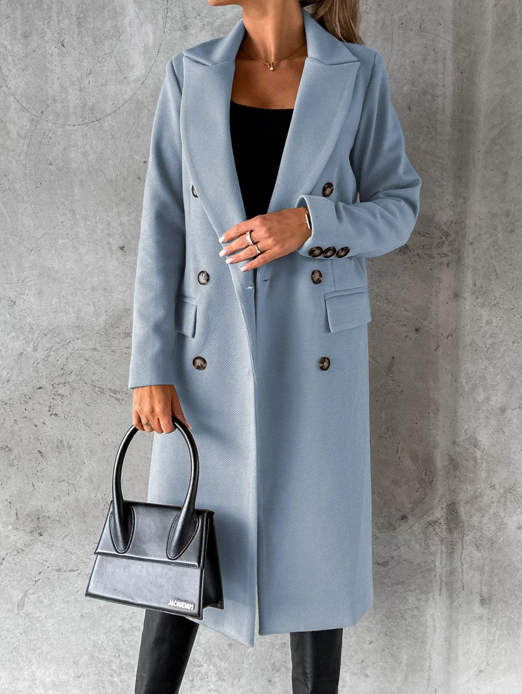 Fitted Coat With Buttons