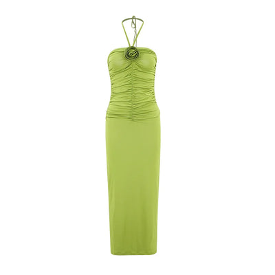 Suspender backless Long Dresses