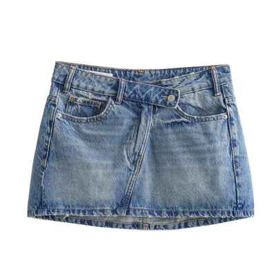 Denim Mini Skirt
