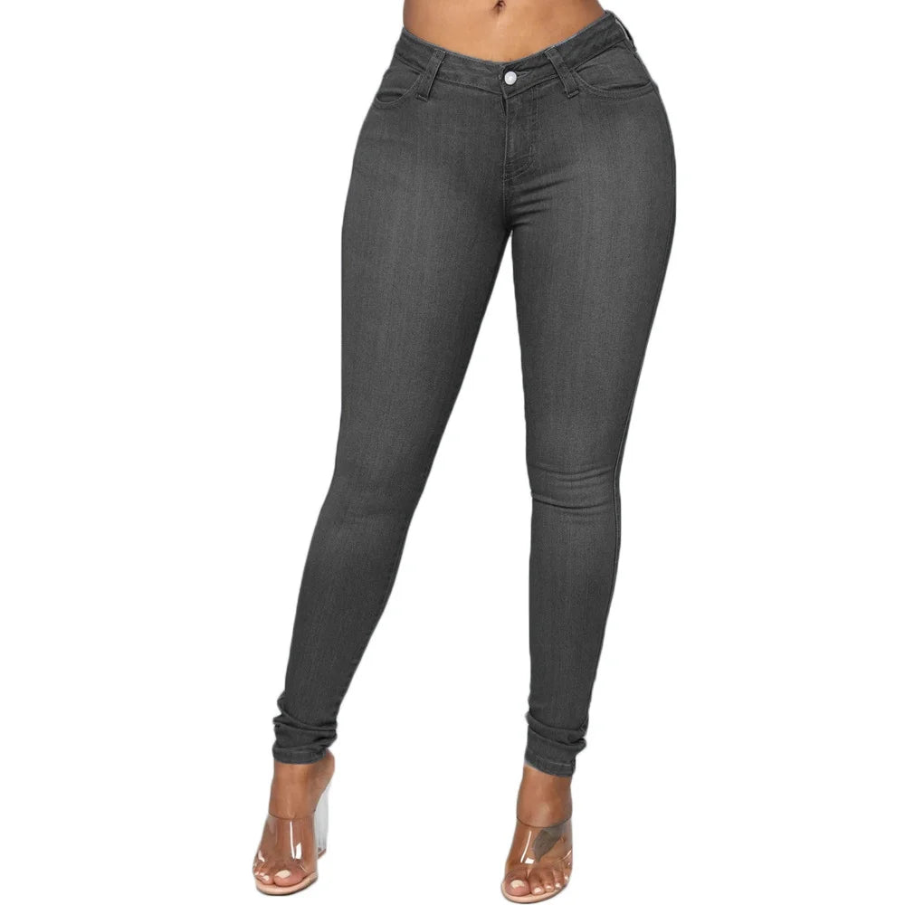 Women’s High Elasticity Skinny Jeans