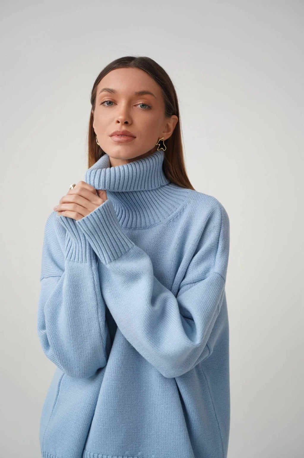 Overside High Neck Sweater