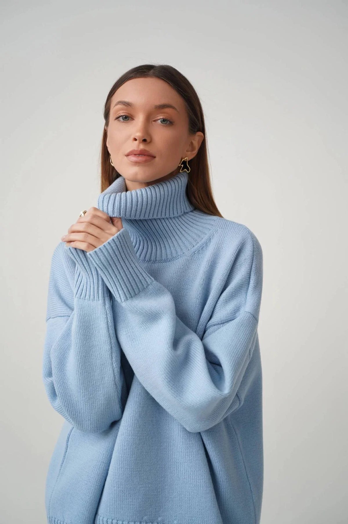 Overside High Neck Sweater