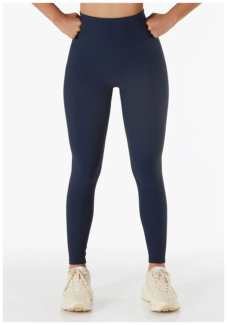 Stretch Ribbed Sports Pants