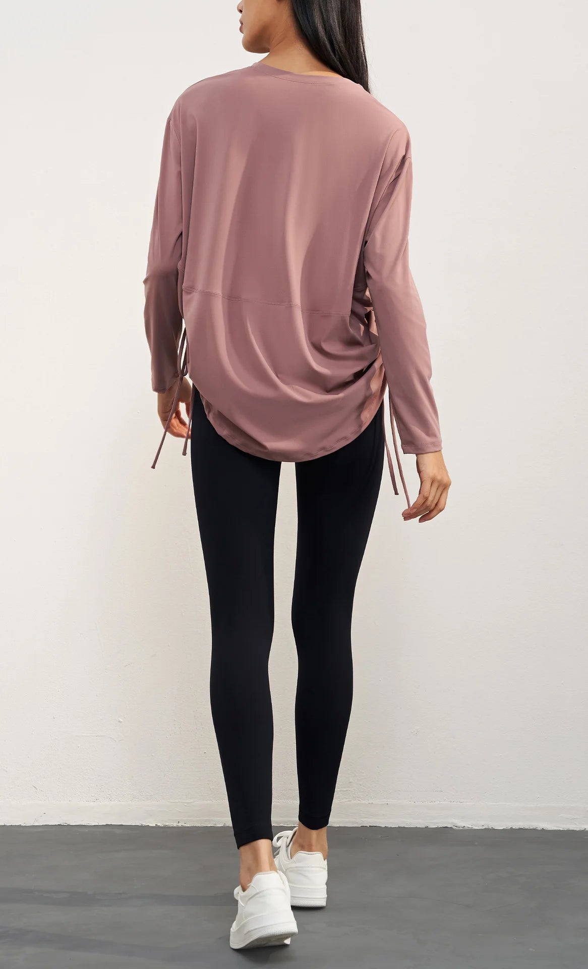 Lace Up Workout Waist T-Shirt