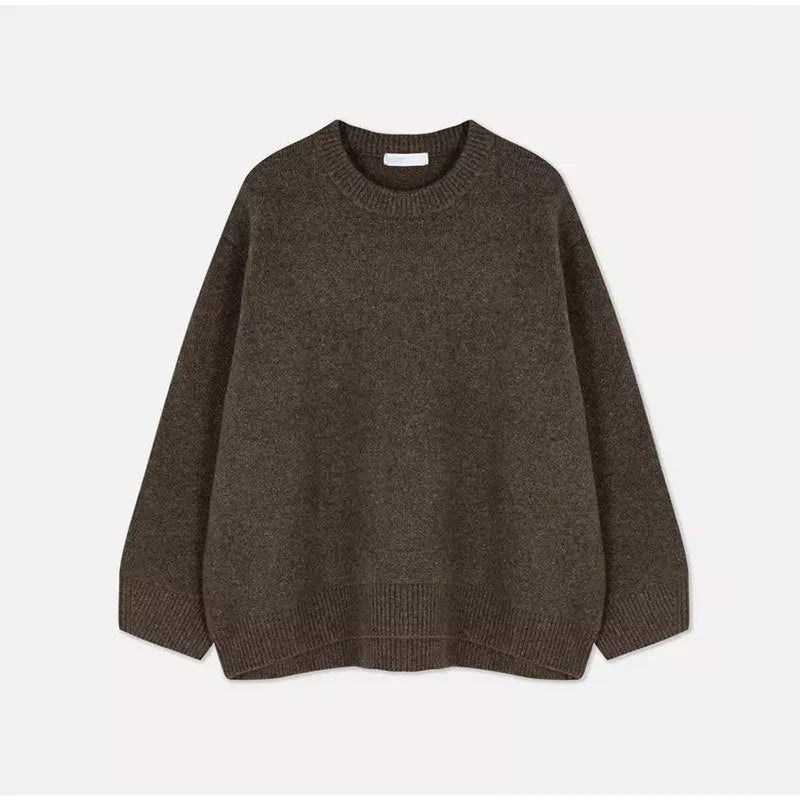 New Pink Sweet Crewneck Pullover Sweater for Winter