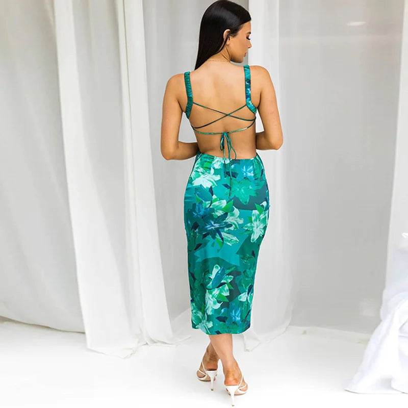 Backless Bow Dress