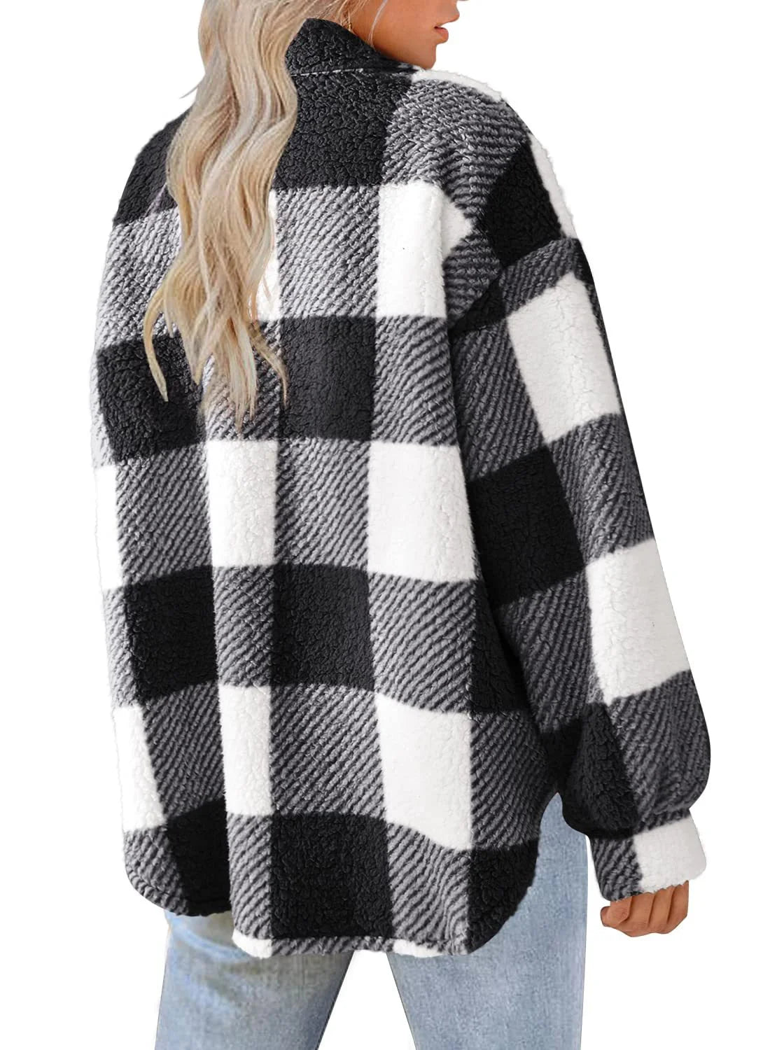 Checked Cashmere Jacket