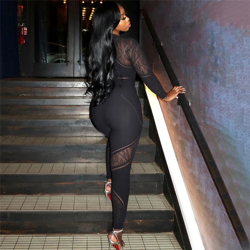 Jumpsuit With Transparencies
